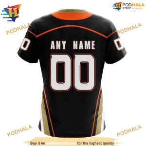 NHL 2023 30th Anniversary Home Personalized Anaheim Ducks Hoodie 3D 4