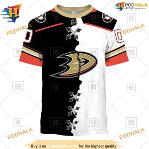 NHL 2023 Mix Jersey Custom T Shirt Personalized Ducks Hockey Apparel 3