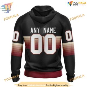 NHL Black And Gradient Arizona Coyotes Hoodie 3D Special Arizona Coyotes 3D Design 2