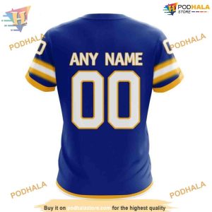 NHL Buffalo Sabres New Gradient Personalized 3D Hoodie Sabres Apparel 4