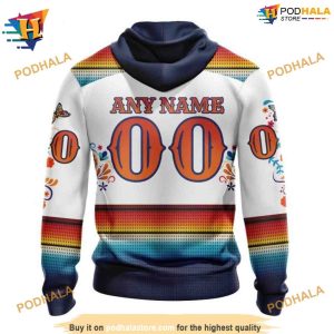 NHL Dia De Los Muertos Special Design Anaheim Ducks Merch Hoodie 3D 2