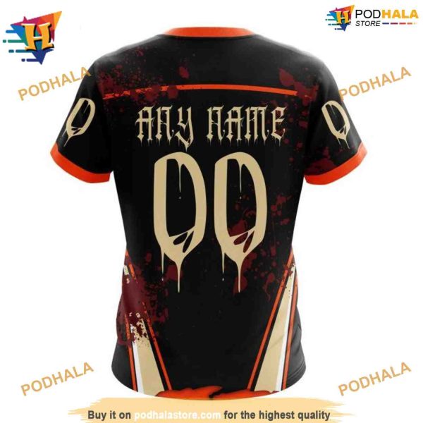 NHL Jersey Your Ribs Design Halloween Anaheim Ducks Hoodie 3D
