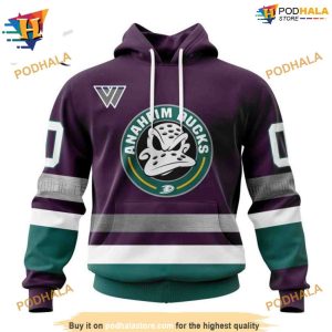NHL Mighty Ducks 30th Anniversary Unique Hoodie 3D Design 1