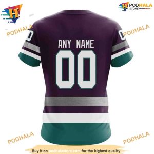 NHL Mighty Ducks 30th Anniversary Unique Hoodie 3D Design 4