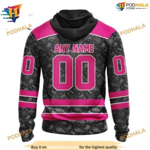 NHL Pink In The Rink Fight Breast Cancer Anaheim Ducks Merch Hoodie 3D 2