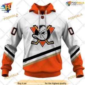 NHL Reverse Retro 2223 Style Mighty Ducks Hoodie 3D Edition 1