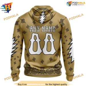 NHL Special Grateful Dead Design Unique Anaheim Ducks Hoodie 3D 2