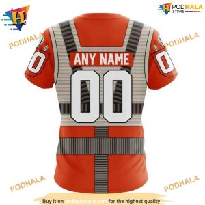 NHL Star Wars Rebel Pilot Personalized Anaheim Ducks Hoodie 3D 4