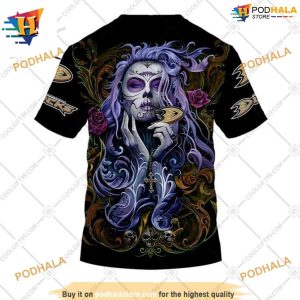 NHL Tattoo Girl Artwork 2023 Unisex Unique Anaheim Ducks Hoodie 3D 4
