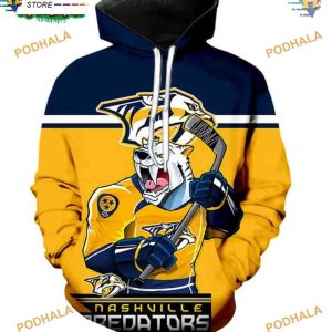 Nashville Predators 3D Hoodie Ultra cool Long Sleeve Fan Gifts 1