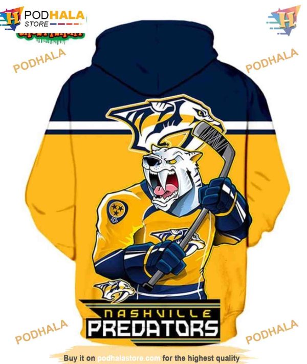 Nashville Predators 3D Hoodie, Ultra-cool Long Sleeve & Fan Gifts