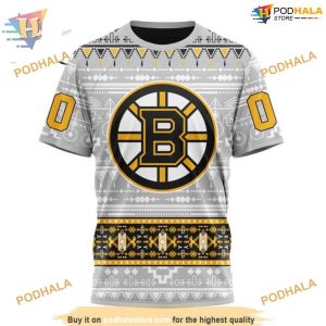 Native Design Customized NHL Boston Bruins Hoodie 3D Cultural Inspired Apparel 3