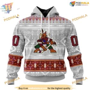 Native Design NHL Special Arizona Coyotes Hoodie 3D Custom Arizona Coyotes Merchandise 1