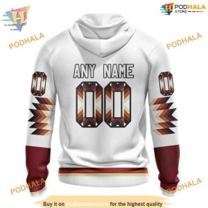Native Pattern NHL Design Arizona Coyotes Hoodie 3D Custom Arizona Coyotes Merchandise 2