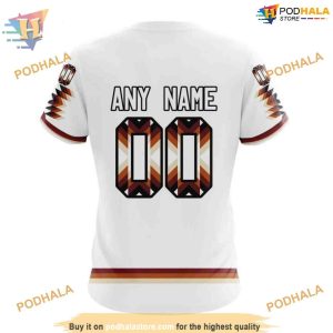 Native Pattern NHL Design Arizona Coyotes Hoodie 3D Custom Arizona Coyotes Merchandise 4
