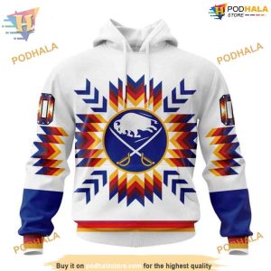 Native Pattern Special Design NHL Buffalo Sabres 3D Hoodie Customizable 1