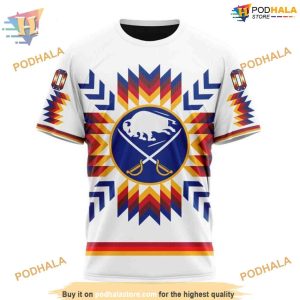 Native Pattern Special Design NHL Buffalo Sabres 3D Hoodie Customizable 3