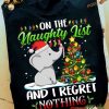 Naughty List Elephant Christmas Shirt, Family Funny Christmas Shirt