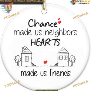 Neighbor s Christmas 2023 Humorous Ceramic Ornament Gift