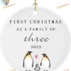 New Baby 2023 Christmas Ornament, First Family Christmas, New Parents Gift