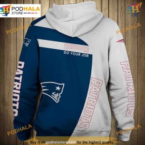 New England Patriots NFL Hoodie 3D Affordable NFL Merchandise Pullover 2