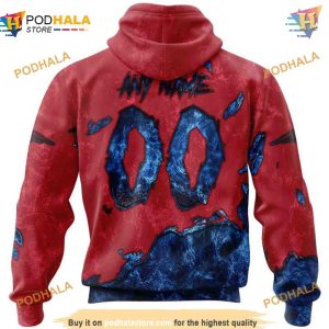New England Patriots NFL Hoodie 3D Devil Eyes NFL Merchandise for Fans 2