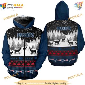 New England Patriots NFL Hoodie 3D Ideal NFL Merchandise Christmas Gift 2