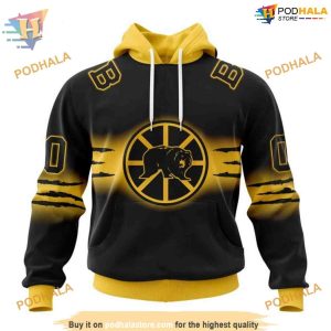 New Gradient Series NHL Personalized Boston Bruins Hoodie 3D Exclusive Merch 1
