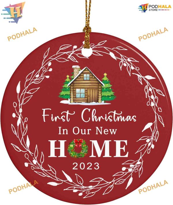 New Home 2023 Ornament, Friends Christmas Ornaments