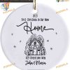 New Home Ornament, Housewarming, Personalized 1st Christmas Keepsake