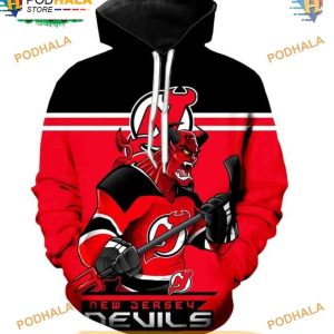 New Jersey Devils 3D Hoodie Ultra cool Long Sleeve Fan Gifts 1
