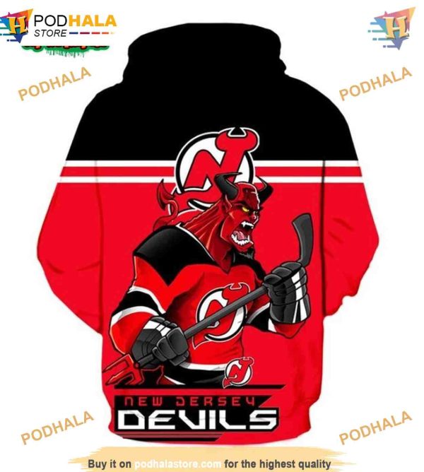 New Jersey Devils 3D Hoodie, Ultra-cool Long Sleeve & Fan Gifts