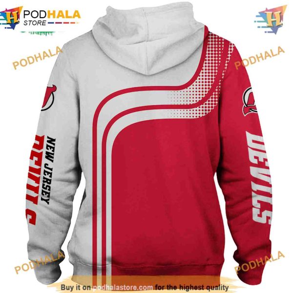 New Jersey Devils Zipper Hoodie, Affordable Sweatshirt & Fan Pullover