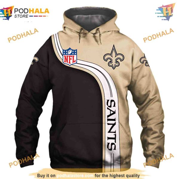 New Orleans Saints NFL Hoodie 3D, Adorable NFL Apparel for Fans