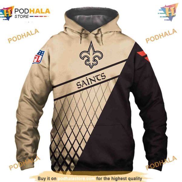 New Orleans Saints NFL Hoodie 3D, Affordable NFL Apparel Sweatshirt