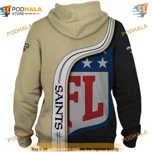 New Orleans Saints NFL Hoodie 3D Stylish NFL Merchandise Pullover 2