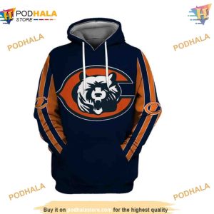 New Season 3D Long Sleeve Chicago Bears Hoodie Bears Apparel 1