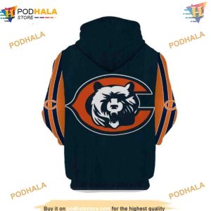New Season 3D Long Sleeve Chicago Bears Hoodie Bears Apparel 2