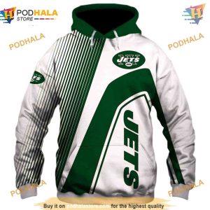 New York Jets NFL Hoodie 3D, Budget-Friendly NFL Merchandise Pullover