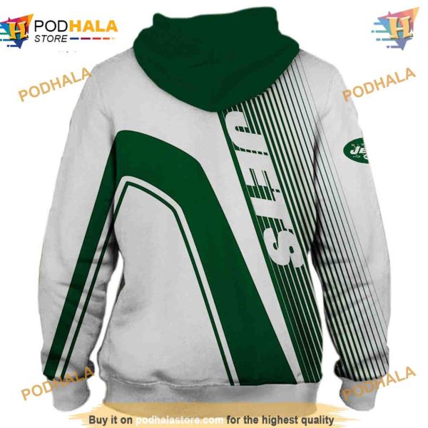 New York Jets NFL Hoodie 3D, Budget-Friendly NFL Merchandise Pullover