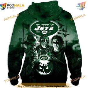 New York Jets NFL Hoodie 3D Halloween Horror NFL Apparel for Fans 2