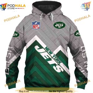 New York Jets NFL Hoodie 3D, S-5XL Size NFL Merchandise Pullover