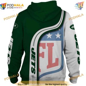 New York Jets NFL Hoodie 3D Stylish NFL Merchandise Pullover 2