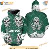 New York Jets NFL Skull Hoodie 3D, Halloween NFL Merchandise