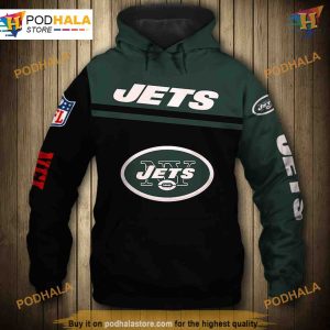 New York Jets Skull NFL Hoodie 3D NFL Merchandise for Fans 2