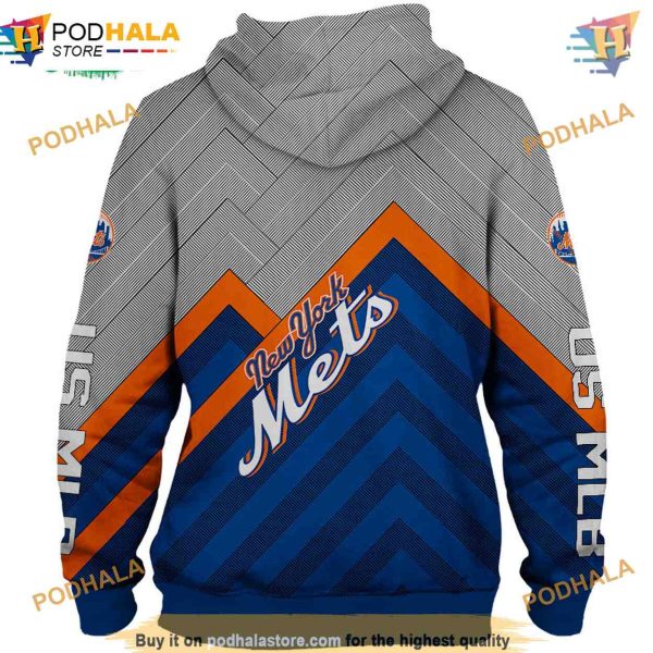 New York Mets 3D Hoodie, Affordable Baseball Sweatshirt for Fans