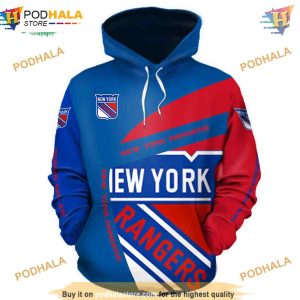 New York Rangers 3D Hoodie Hooded Long Sleeve Fan Gifts 1