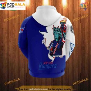 New York Rangers 3D Hoodies Cartoon Graphic Sweatshirt for Fans 2
