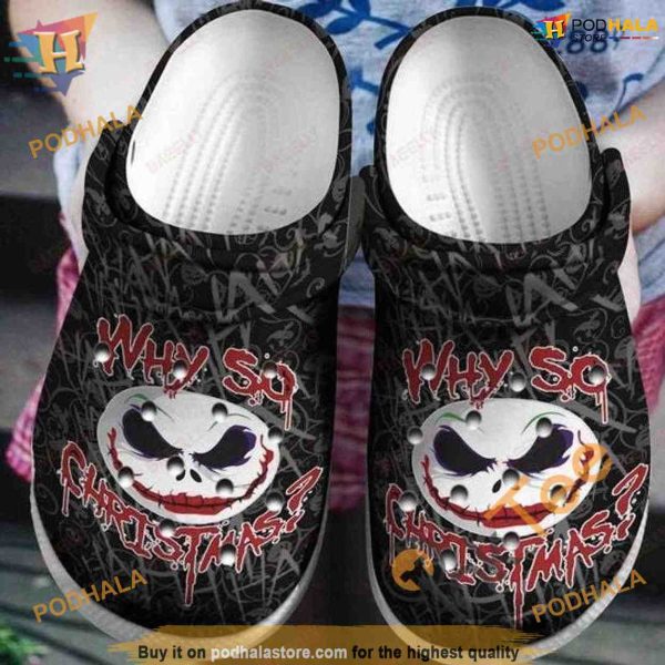 Nightmare Before Christmas Clog Shoes, Creative Christmas Gifts for Movie Fans