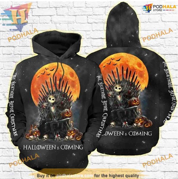 Nightmare Before Xmas 3D Hoodie, Funny Xmas Gifts